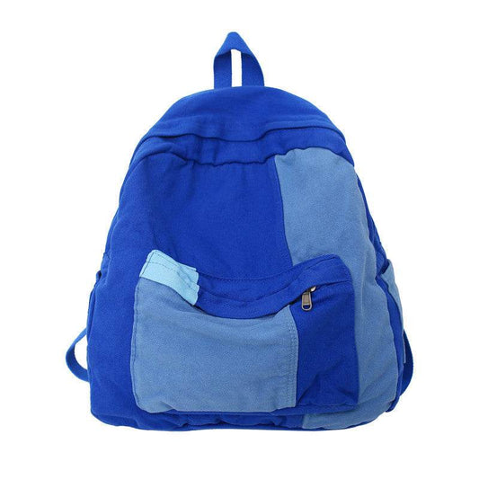 Canvas Backpack Schoolbag For Women - Mubimart