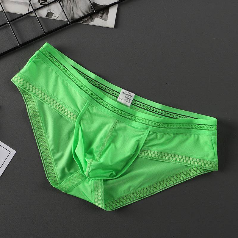 Summer New Translucent Ice Silk Underwear Men Sexy - Mubimart