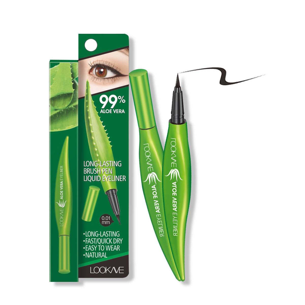 Black Liquid Eyeliner Eyeliner Smooth - Mubimart