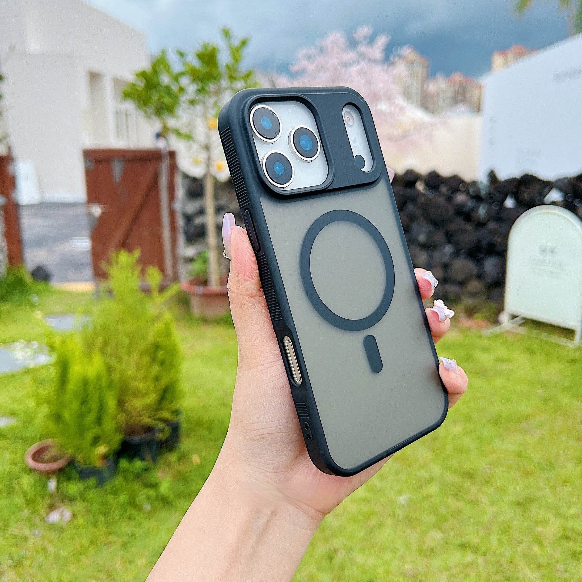 Fashion Magnetic Matte Drop-resistant Protective Cover - Mubimart