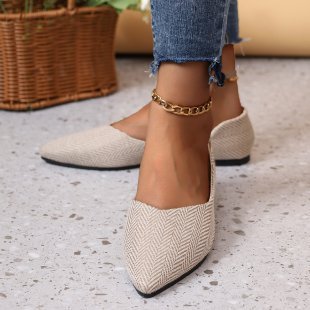 Women's Flat Soft Leather Pointed Toe Shoes