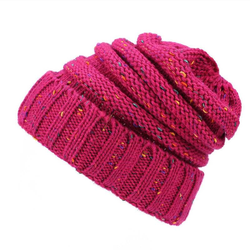 Knitted Woolen Hats For Men And Women In Winter - Mubimart
