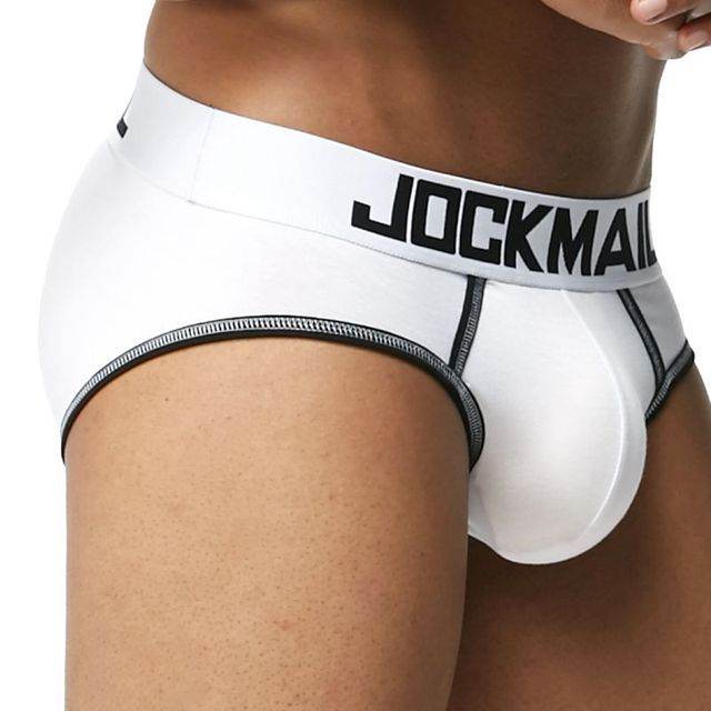 Men Underwear Briefs U Convex Big Pouch Jockstrap - Mubimart