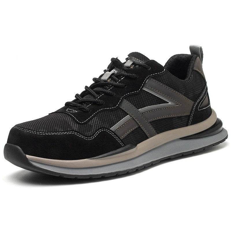Safety Anti-smashing And Anti-penetration Steel Toe Cap Safety Shoes - Mubimart