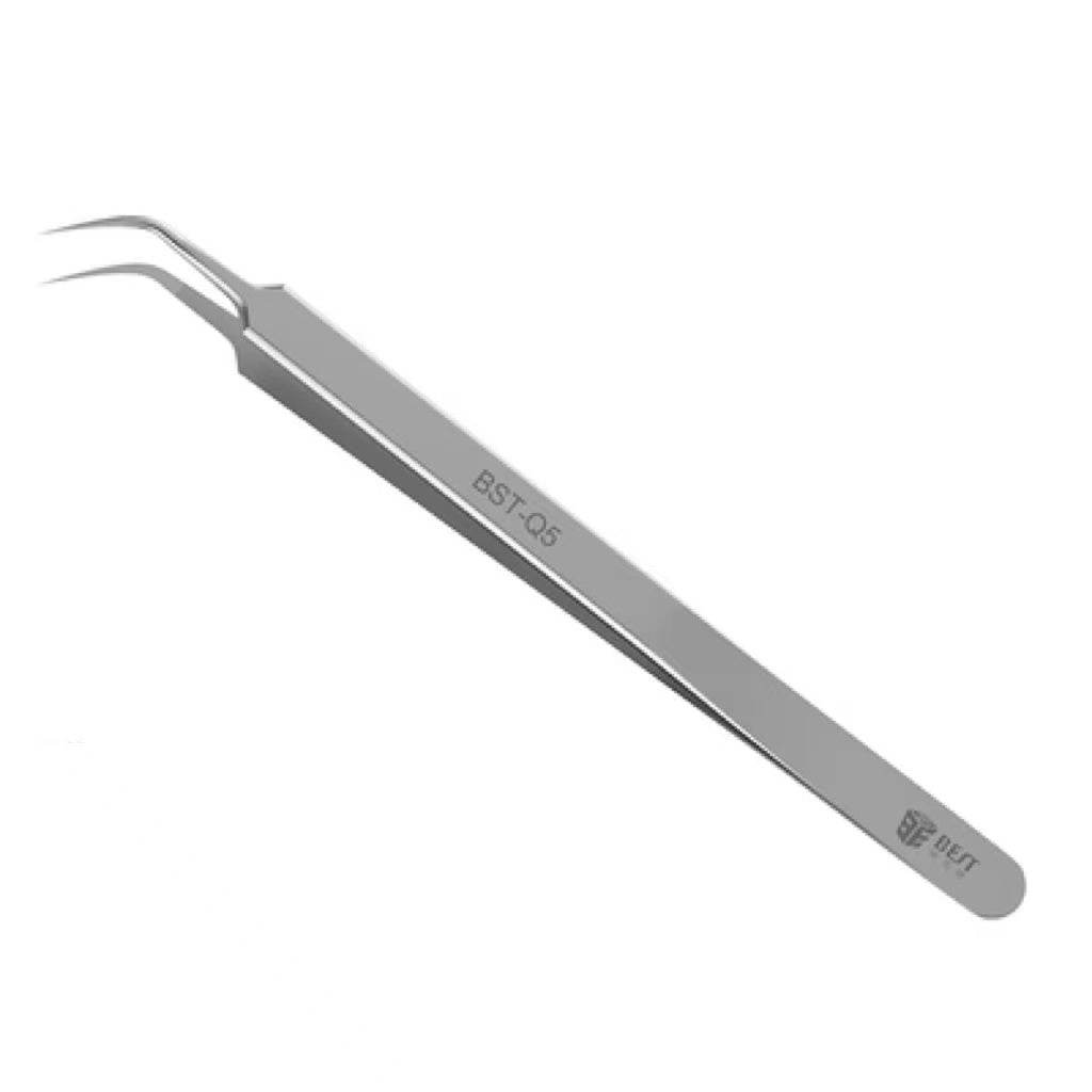 Flying Line Tweezers Stainless Steel 0.1mm Fine Tip Tweezers Lengthened And Hardened For Microscopy - Mubimart