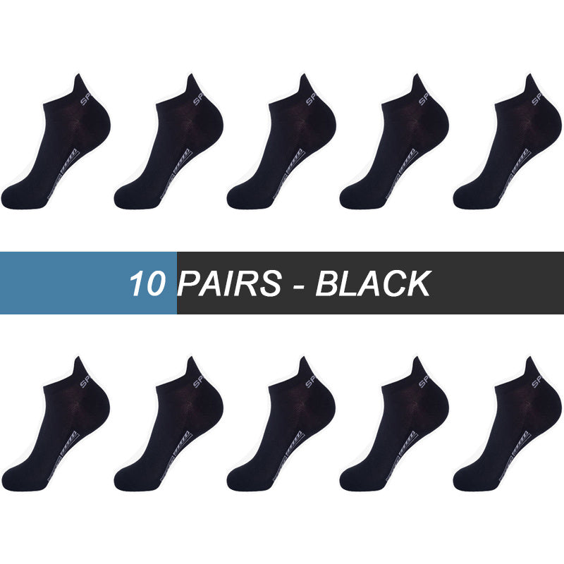 Men's Mesh Breathable Low-top Socks - Mubimart -  