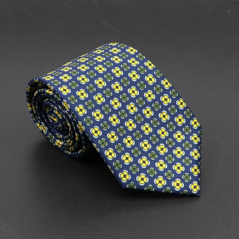 Super Soft Bohemian Silk Ties Men's Fashion 75mm Necktie - Mubimart