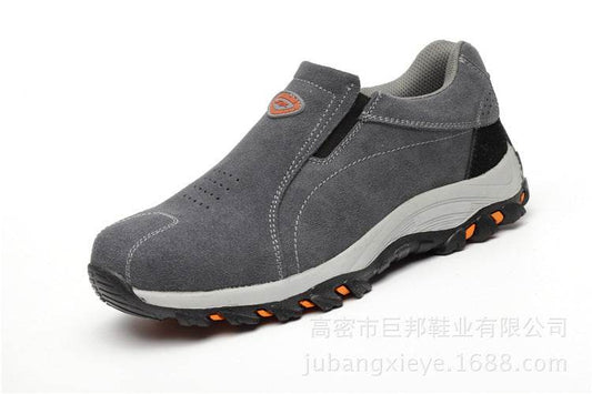 Steel Toe Anti-smash And Anti-piercing Safety Shoes - Mubimart