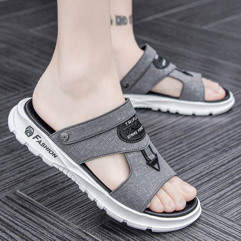 Waterproof Leather Sandals For Men - Mubimart