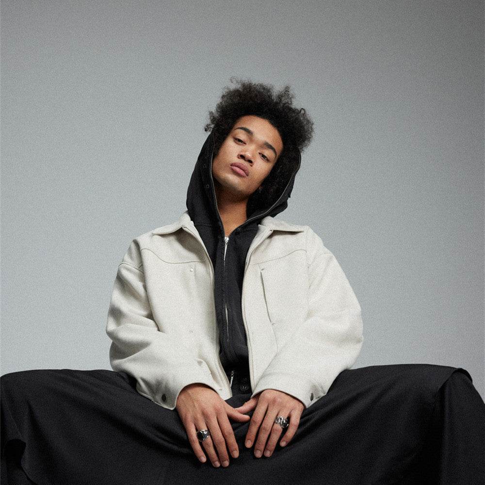 Fashion Bomber Jacket American Men - Mubimart