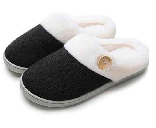 Slippers Confinement Shoes, Cotton Slippers European Size Wool Slippers - Mubimart