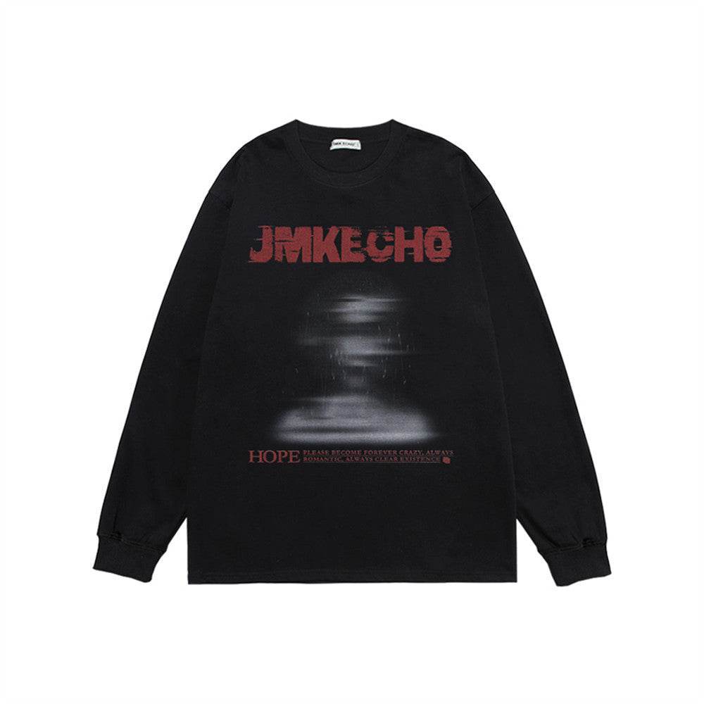 Fashion Printed Loose Sweatshirt Men - Mubimart