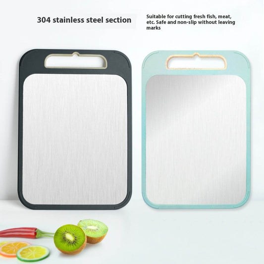 304 Stainless Steel Cutting Board Double-sided Available - Mubimart