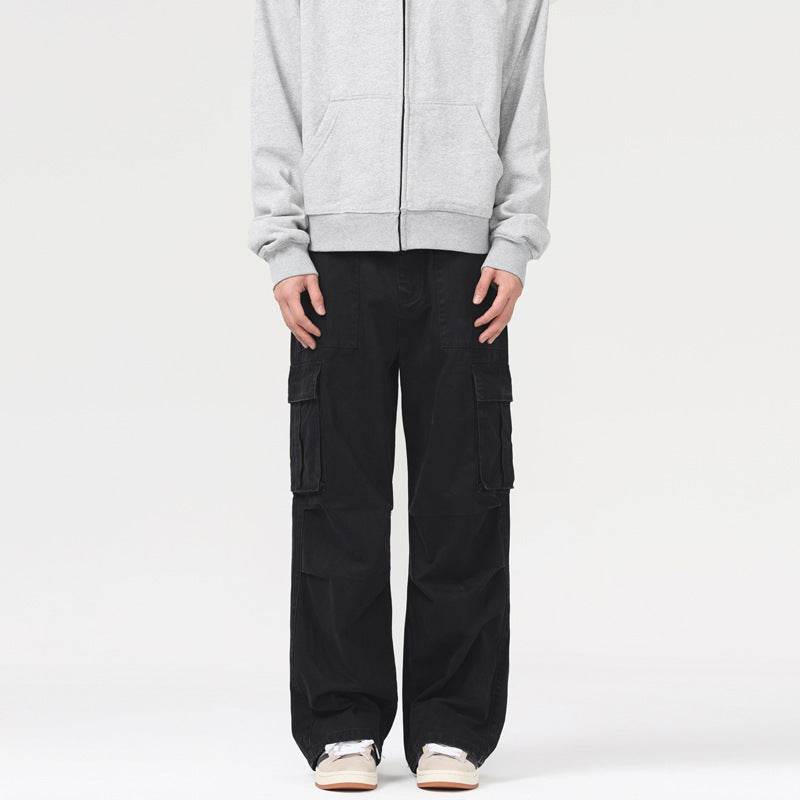 Maillard Retro Multi-pocket Cargo Pants Men And Women - Mubimart