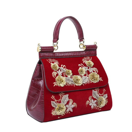 Unique Design Hand For Women Designer Flower Ladies Bag - Mubimart