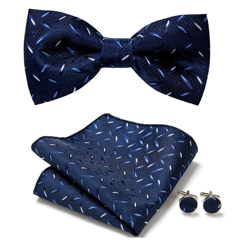 Three Piece Set Of Stylish Bow Ties