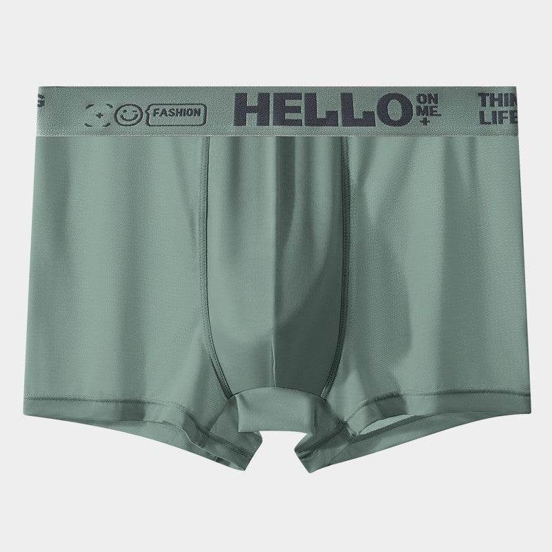 Solid Color One-piece Underwear For Men - Mubimart