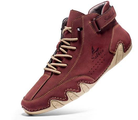 Summer Men's Casual Ankle Boots - Mubimart