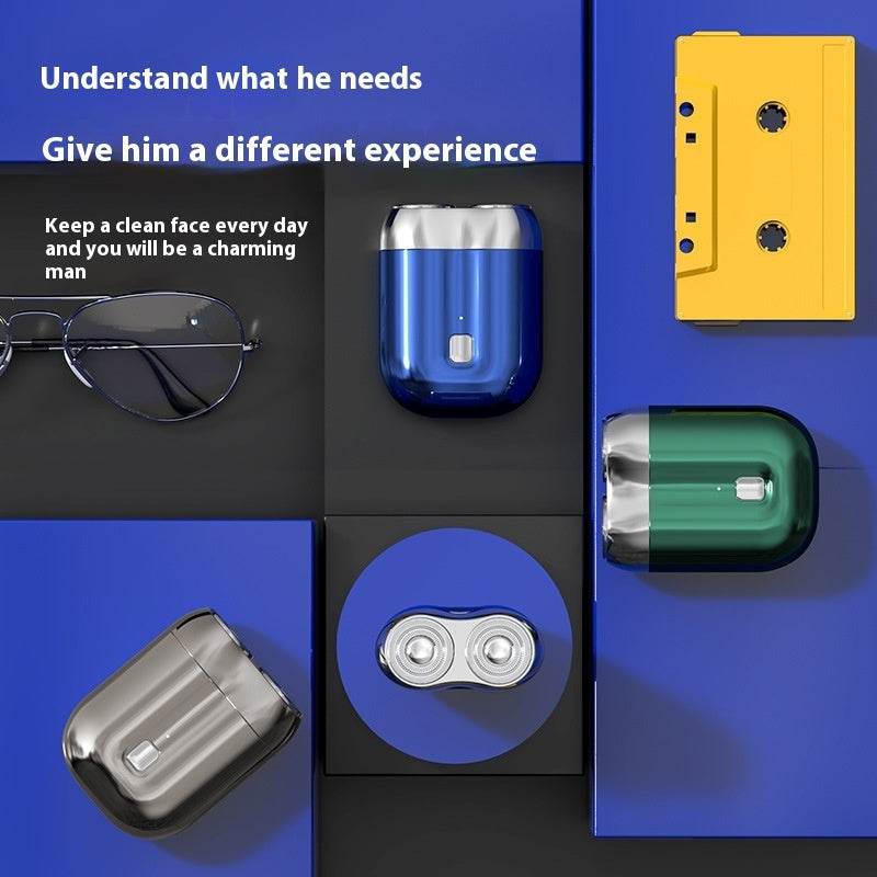 Electric Shaver Mini-portable Rechargeable Men - Mubimart