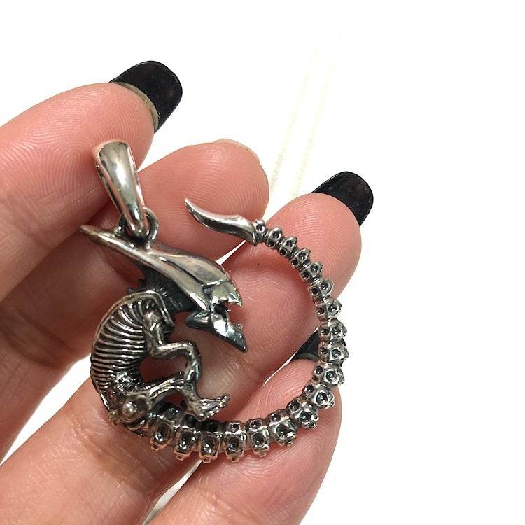 Mens Vintage Punk Hip-hop Necklace Pendant - Mubimart