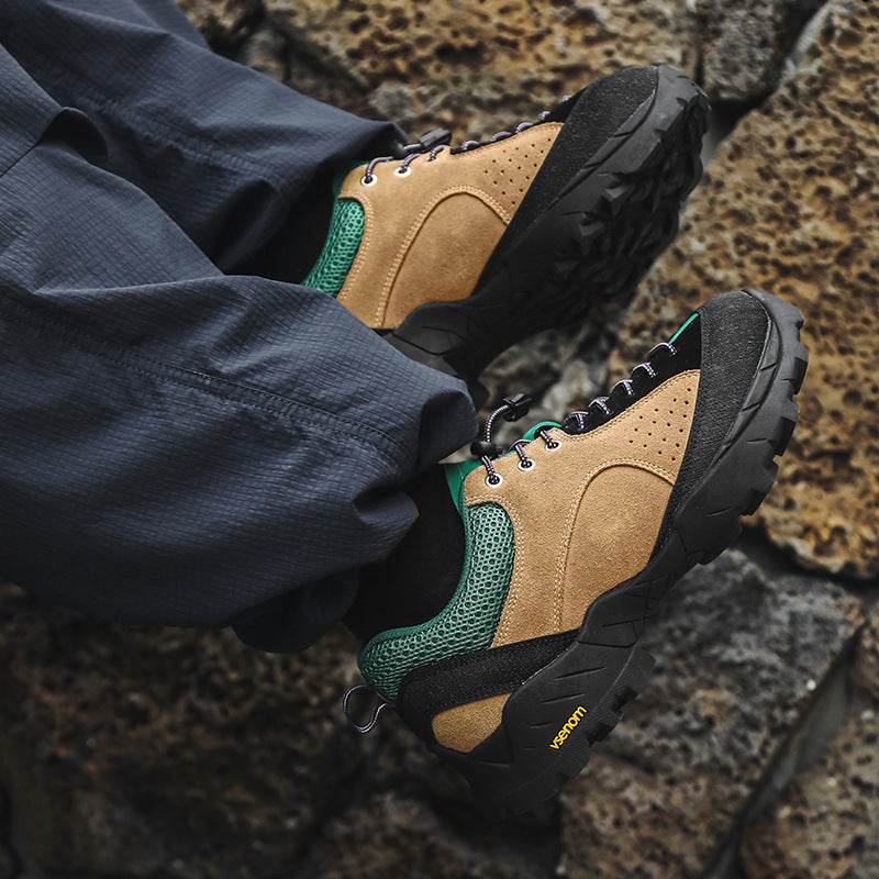 Niche Leather Outdoor Camping Travel Mountain Climbing Hiking Boots - Mubimart
