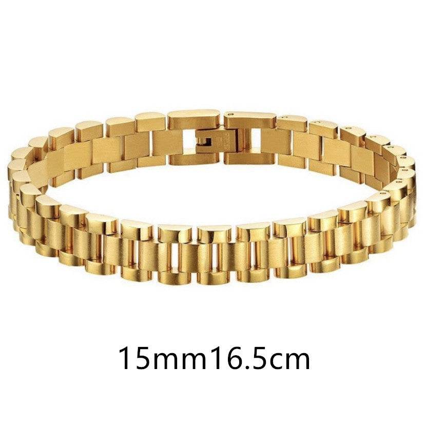 Titanium steel bracelet for men - Mubimart