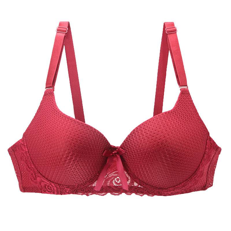 Plus Size Lace Lingerie Bra - Mubimart