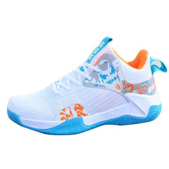 Basketbal Heren Ademende Sneaker Outdoor Middelhoge Hoge Top Antislip Schoenen