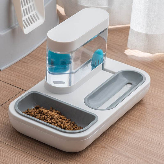 automatic pet cat feeder water dispenser - Mubimart
