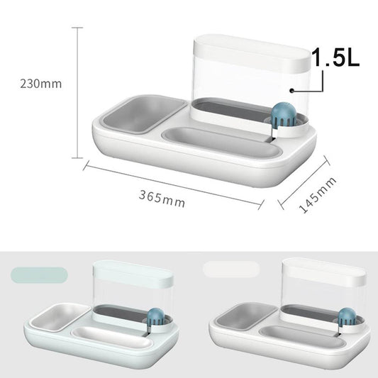 automatic pet cat feeder water dispenser - Mubimart