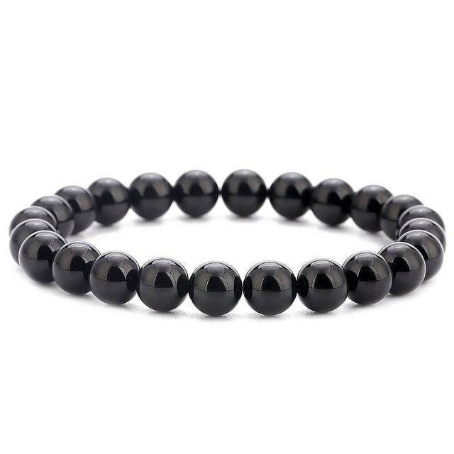 Natural Stone Beads Bracelet Men - Mubimart
