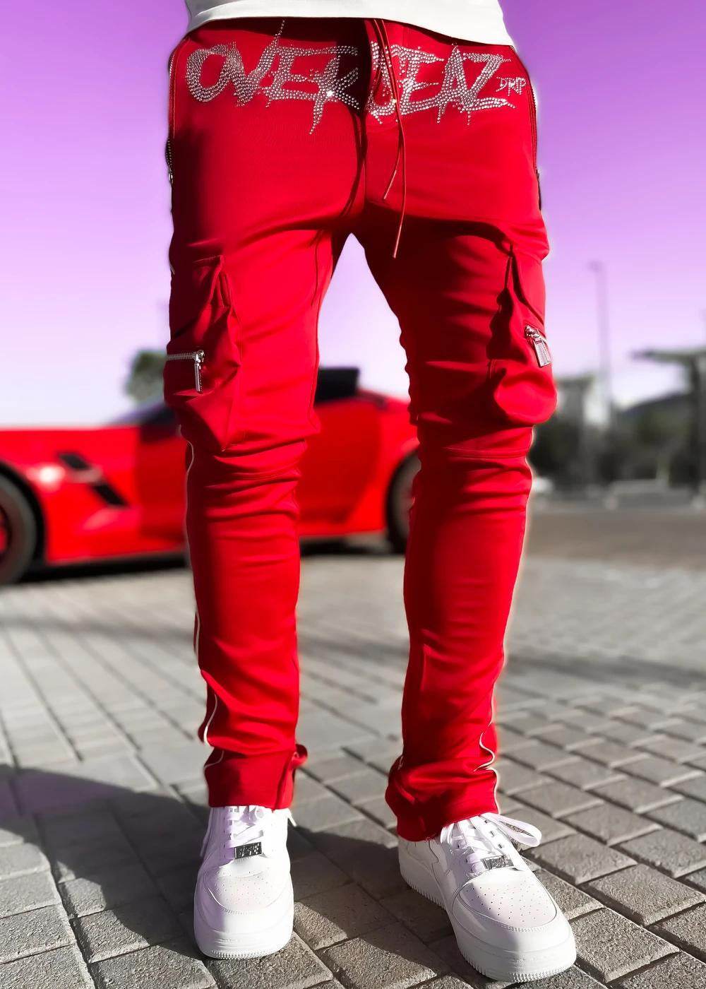 Multi Pocket Cargo Pants Men's Athleisure - Mubimart
