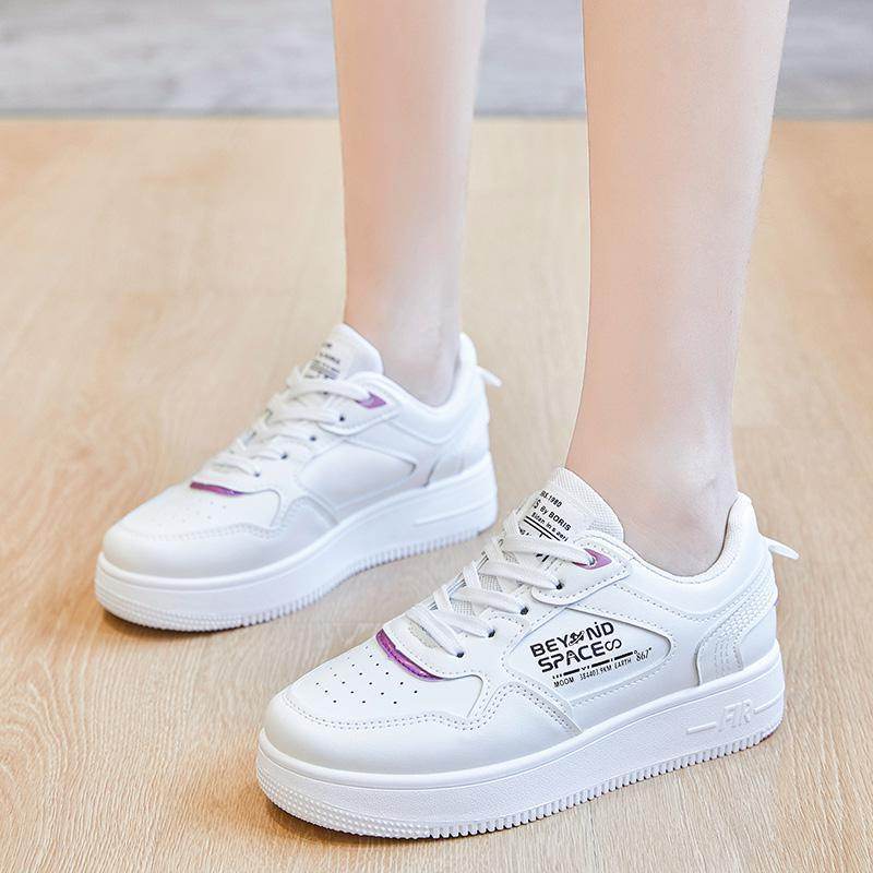Little White Shoes Women Fashion Casual Sports Shoes - Mubimart