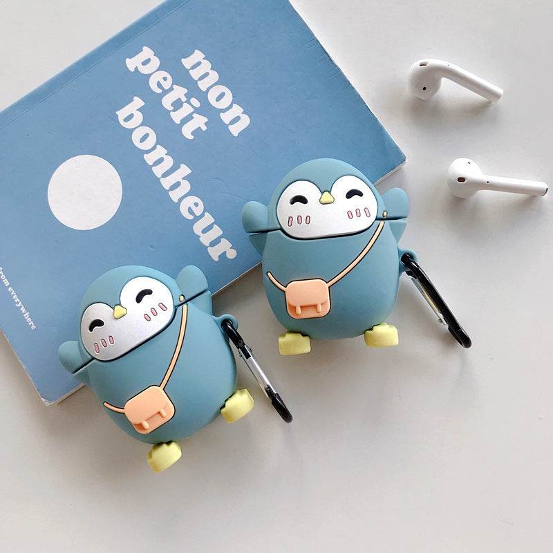 Standing Cartoon Wireless Bluetooth Earphone Case - Mubimart