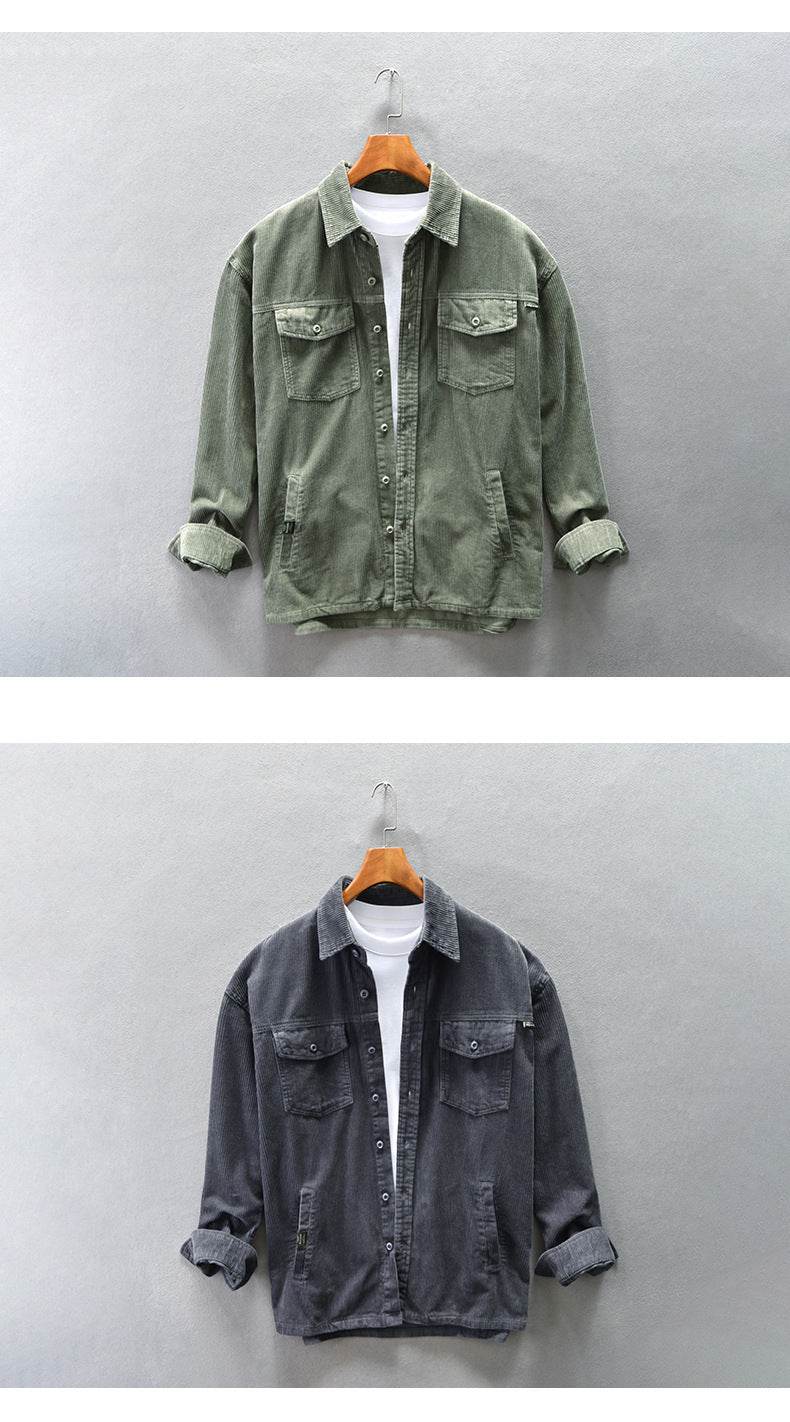 American Fashion Personalized Men's Shirt Jacket - Mubimart