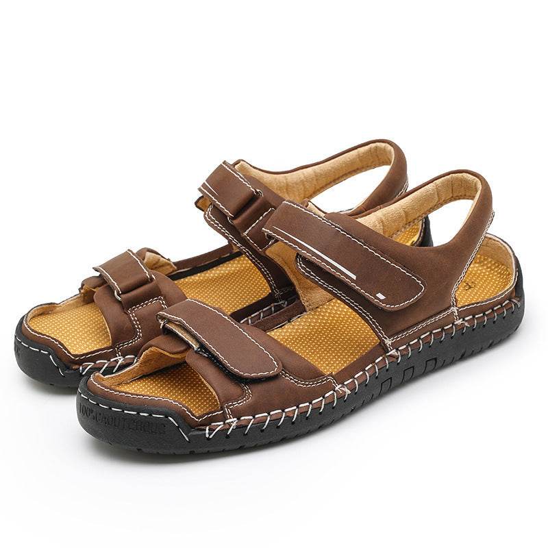 Men's Sandals Casual Trend Leather Sandals Men's Wholesale - Mubimart