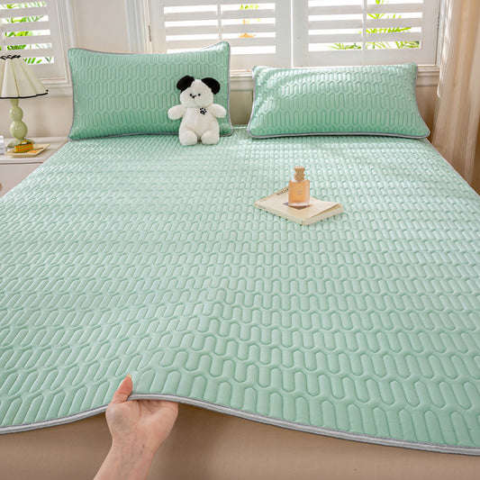 Mattress Summer Thick Ice Silk Cooling Mattress