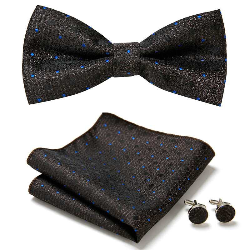 Three Piece Set Of Stylish Bow Ties