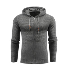 Rits Hoodies Leer Bedrukking 3D Buitensport Hoodies Met Zakken