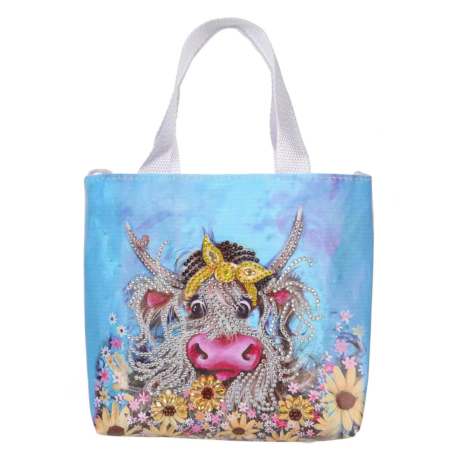 DIY Crystal Diamond Painting Satchel Bag - Mubimart