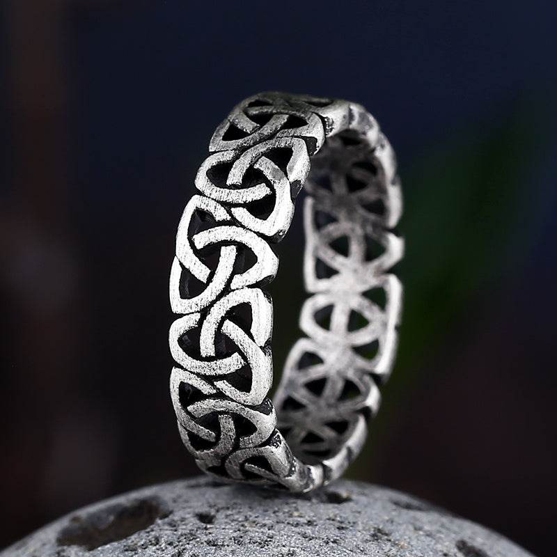 European And American Retro Viking Titanium Steel Ring For Men And Women - Mubimart