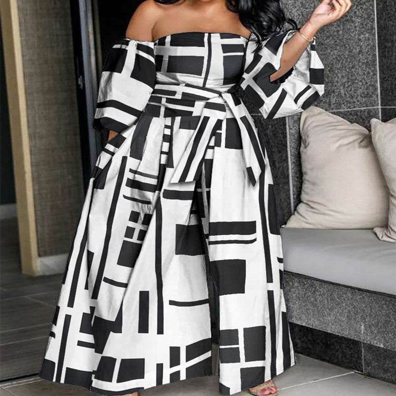 New Summer Loose Plus Size Jumpsuit - Mubimart