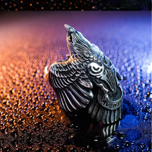 Fashion Personality Retro Eagle Ring Men - Mubimart