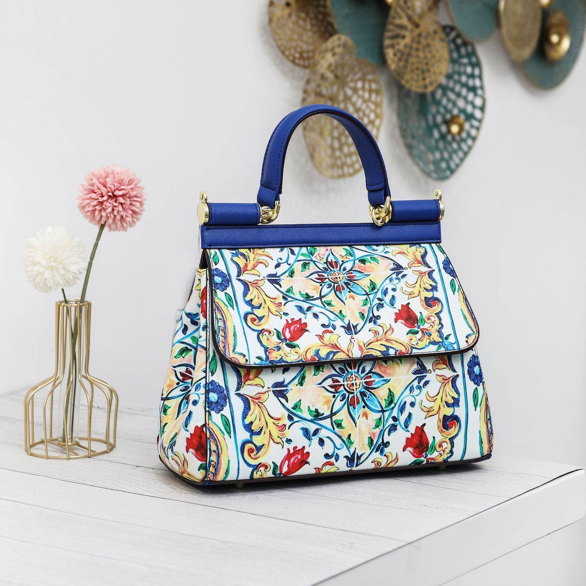 fashiion DG Ladies Bag Printing Handbag Box Designer Bag - Mubimart
