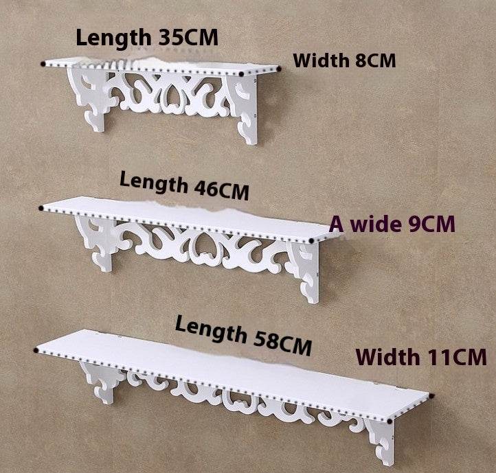PVC Wall Shelf Punch-free - Mubimart
