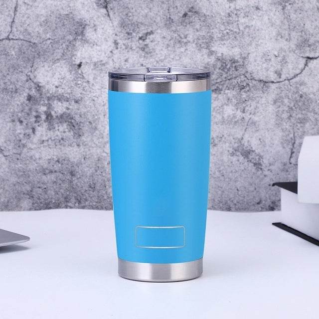 20oz Travel Mug Yetys Ice Cup Tumbler 304 Stainless Steel Do - Mubimart