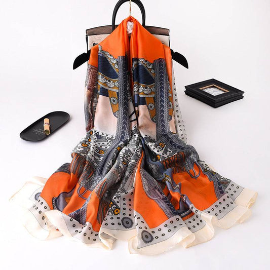 New Korean Style Air Conditioning Shawl Female Shawl Shawl Beach Towel - Mubimart