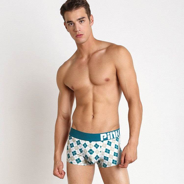 Stretch Cotton Men's Boxer Briefs - Mubimart