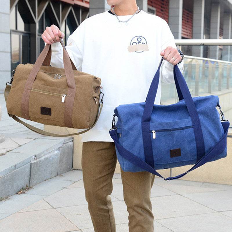 Men's Travel Canvas Bag Going Out Duffel For Men - Mubimart