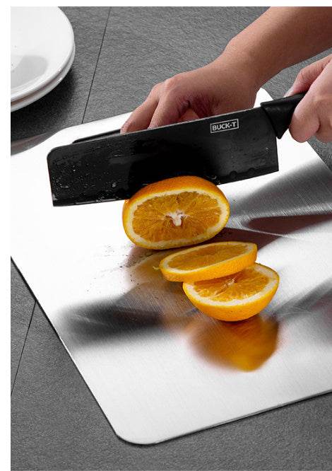 Stainless Steel Cutting Board Antibacterial Double-sided - Mubimart